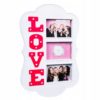 ramka do zdjęć led love 3 zdjęcia 48x31,5 + WYDRUK