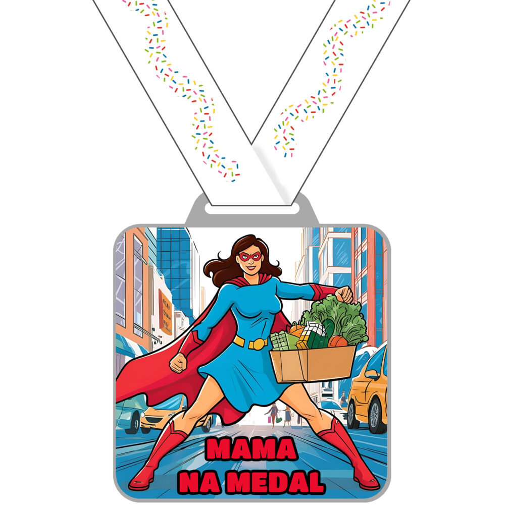 Mama na medal - medal dla mamy - medal z nagranymi życzeniami dźwiękowymi - gadający medal