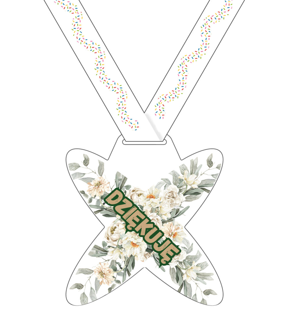 Dziękuję na medalu na każdą okazję - medal podziękowanie- medal z nagranymi życzeniami dźwiękowymi - gadający medal