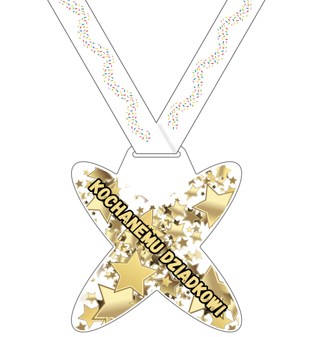 Kochanemu dziadkowi - medal dla dziadka - medal z nagranymi życzeniami dźwiękowymi - gadający medal