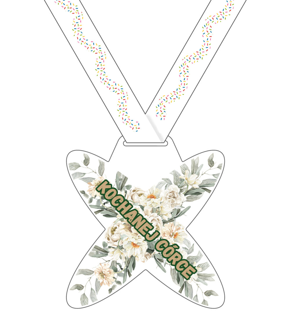 Kochanej córce - medal dla córki dziecka- medal z nagranymi życzeniami dźwiękowymi - gadający medal