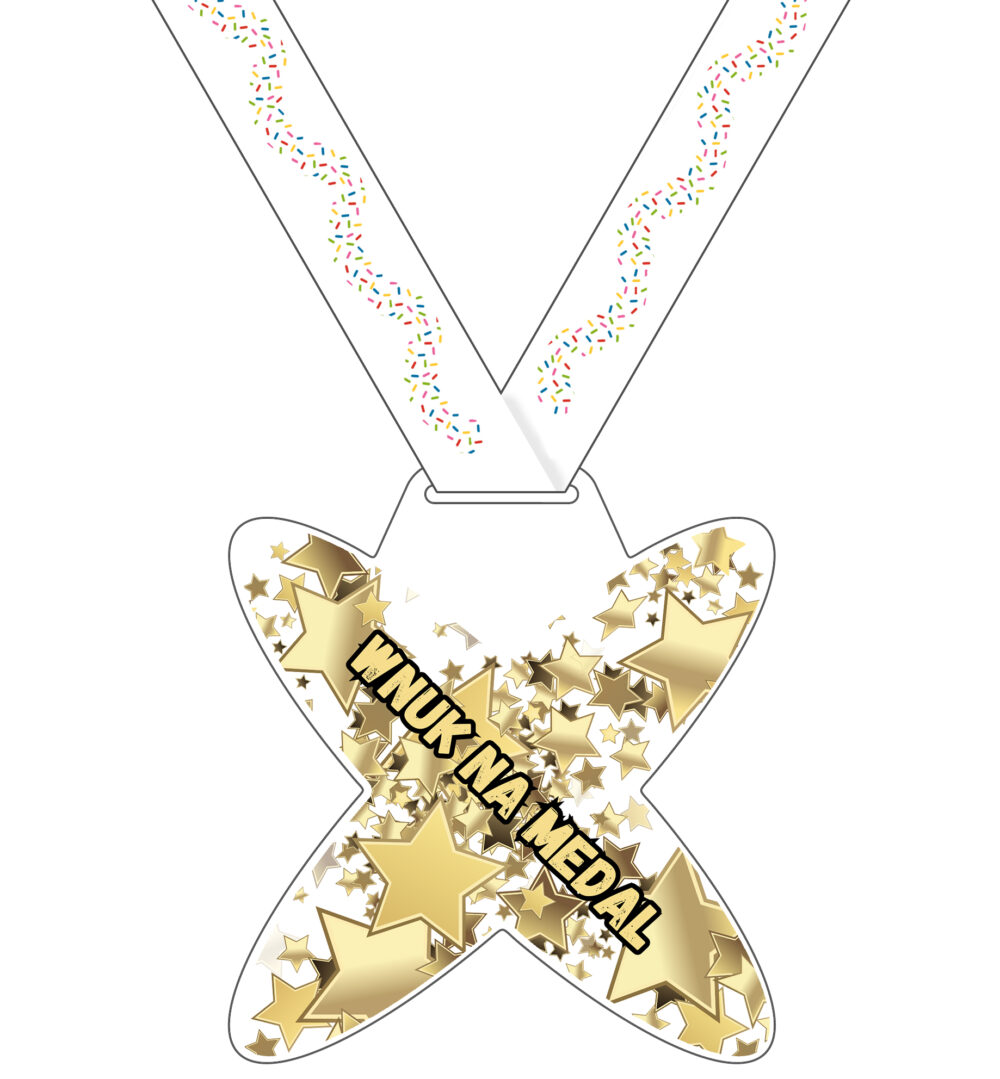 Wnuk na medal - medal dla Wnuka - medal z nagranymi życzeniami dźwiękowymi - gadający medal